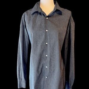 DOCKERS Men’s Plaid Stretched Fitted Collar | Size Extra Large